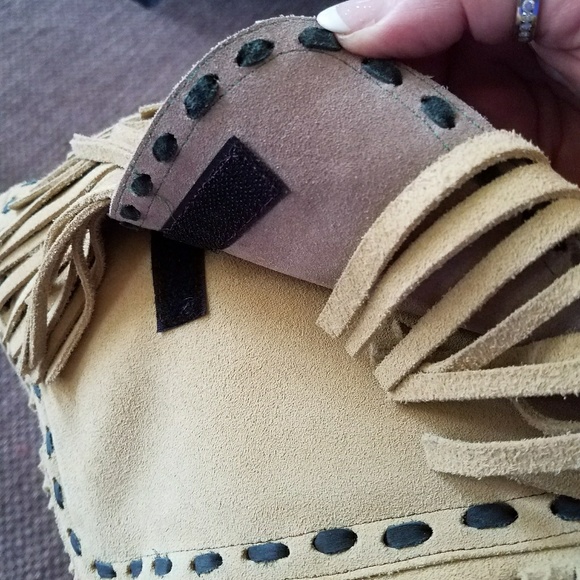 Fringe suede boho bag - Picture 4 of 8